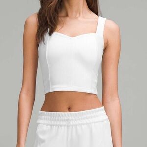 Lululemon Ribbed Softstreme Sweetheart Tank Top S
